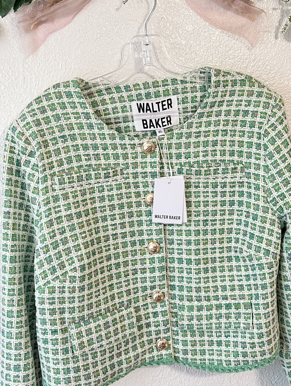 NWT Walter Baker Harmony Tweed Cropped Jacket - Picture 3 of 9